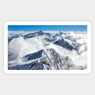 Southern Alps from TC summit Sticker
